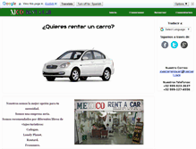 Tablet Screenshot of mexico-rent-acar.com